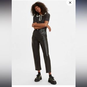 Levi’s Math Club faux leather pants